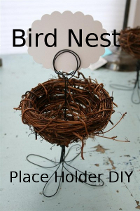 bird nest place holder tutorial