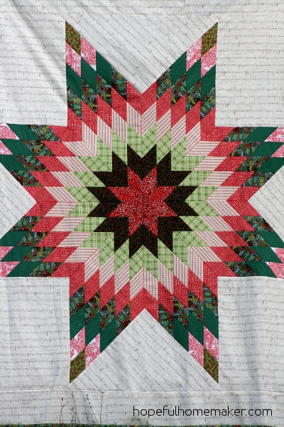 Patchwork Lone Star Quilt Pattern - PRINTED