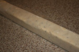 rolled up cookie dough