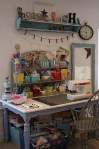 craft and sewing station