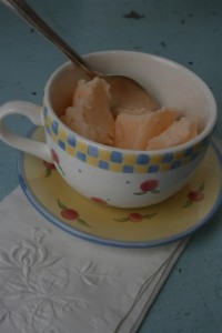 frozen yogurt in teacup 2