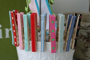 ribbon clothespins