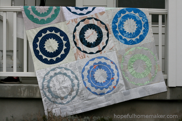 rin quilt top by Hopeful Homemaker