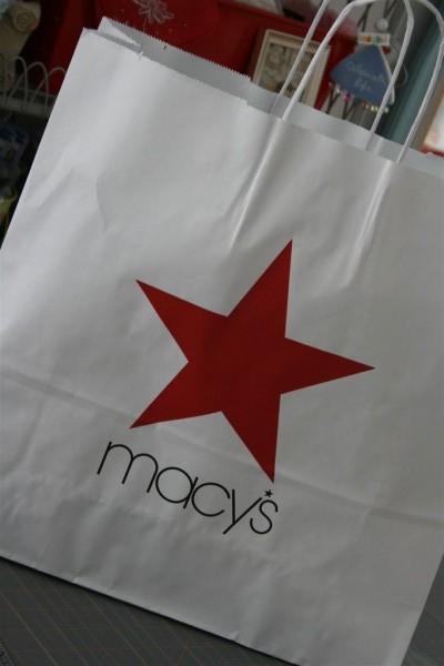 macy's shopping bag