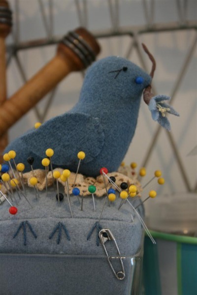 bird pincushion