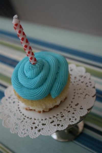 cupcake with candle