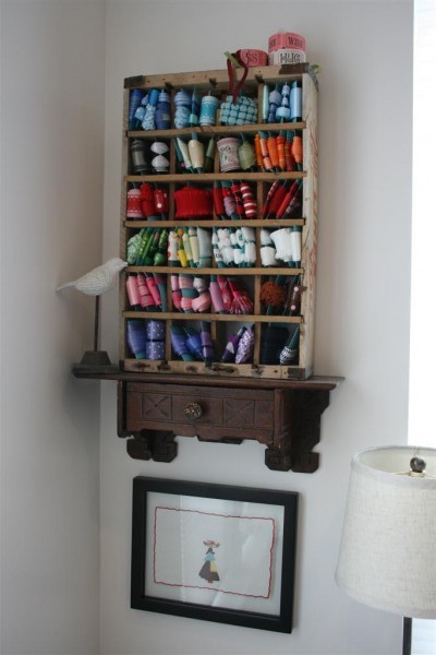 ribbon organizer corner