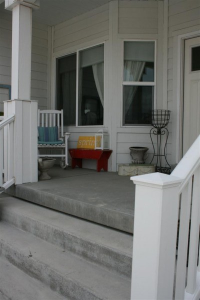 distant view of porch