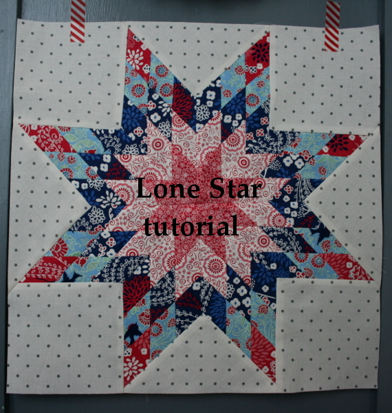 Lone Star Block tutorial - Hopeful Homemaker